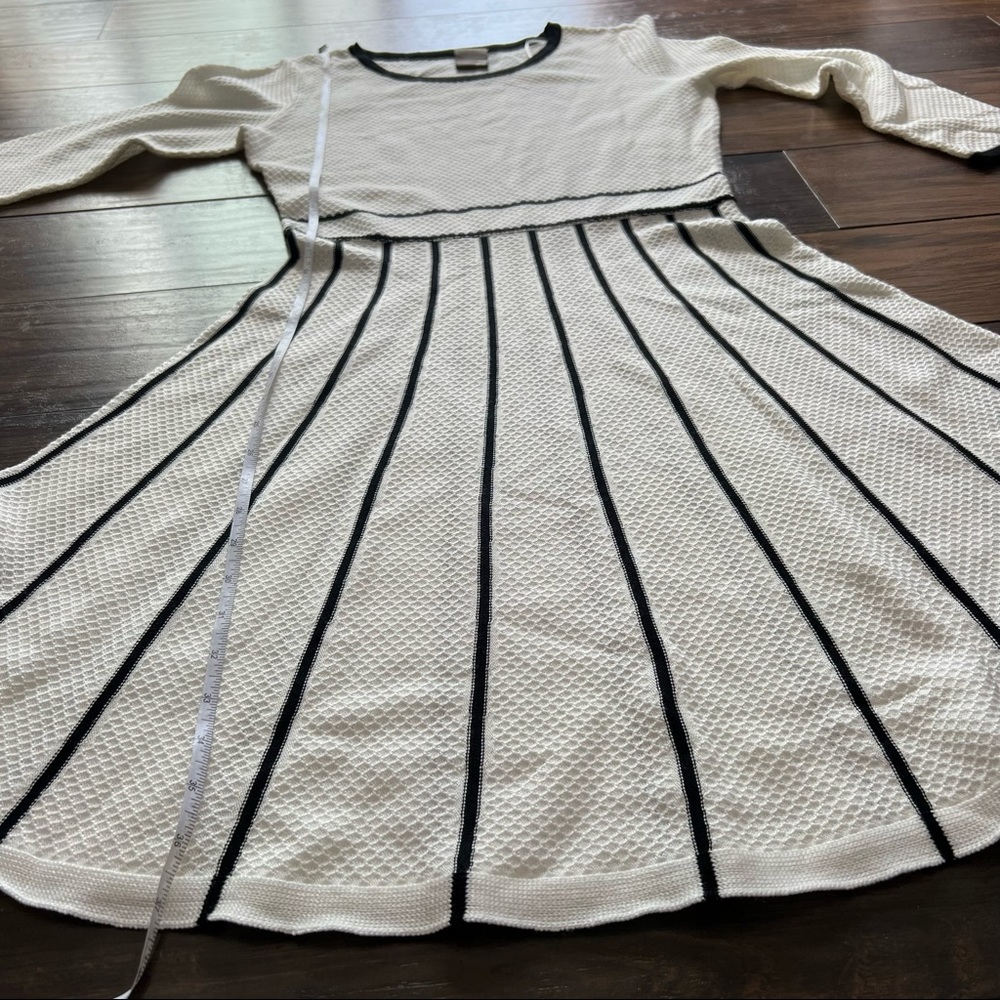 Just Taylor White Skater Dress NWOT - Picture 4 of 6